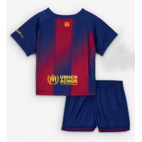 Barcelona Hjemmedraktsett Barn 2025-26 Kortermet (+ Korte bukser)